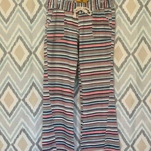 Roxy Linen-Blend Drawstring Pants